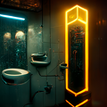 Cyberpunk Toilette